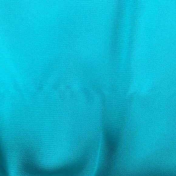 Marc Bouwer Turquoise Cowl Neck Balloon Sleeve Blouse Top S - Picture 7 of 7